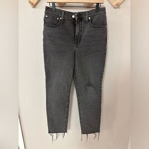 Madewell Perfect Vintage Jean black/gray sz 28